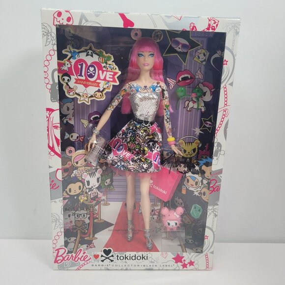 Barbie 10th Anniversary Tokidoki Black Label 2014 CMV57 NIB - Picture 1 of 7
